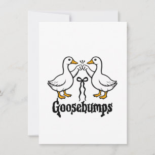 Goosebumps Silly Goose Funny Best Friends Invitation