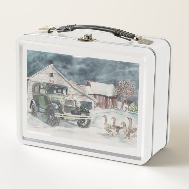 Goosed Again Metal Lunch Box (Front)