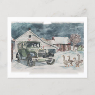 Goosed Again Postcard