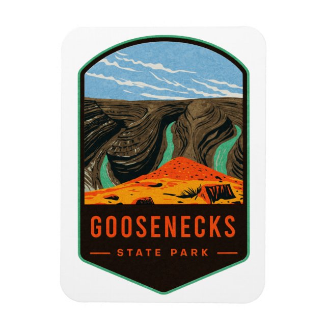 Goosenecks State Park Magnet (Vertical)