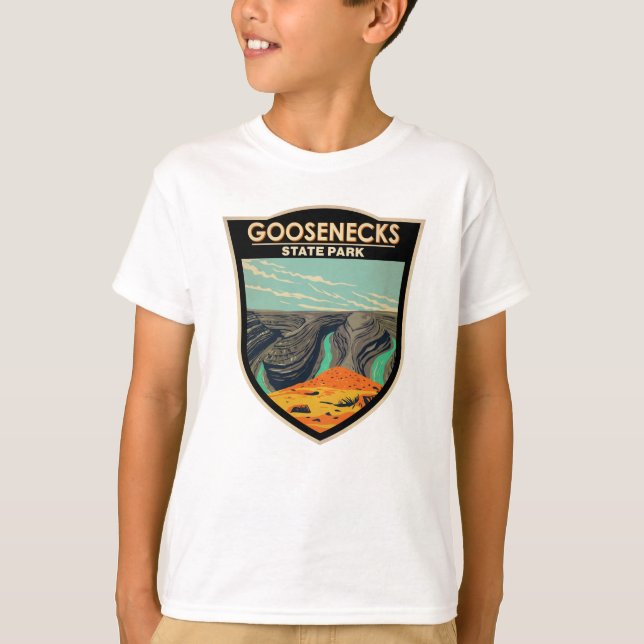 Goosenecks State Park Utah Vintage   T-Shirt (Front)