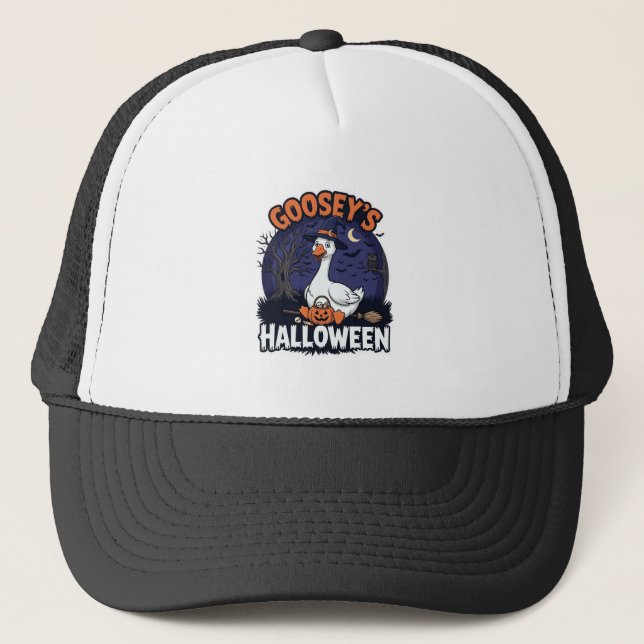 Gooseys Halloween Goose Witch Hat Pumpkin_1 (Front)