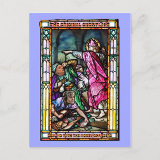 GOP and the Moneychangers (Vertical) Postcard