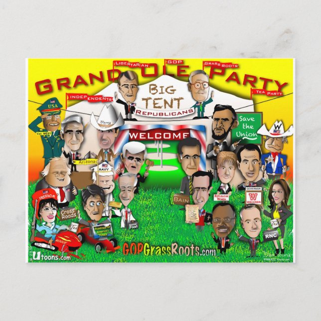 GOP Big Tent Postcard (Front)