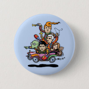 GOP Clown Car '16 6 Cm Round Badge