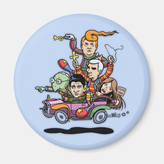GOP Clown Car '16 Magnet (Front)