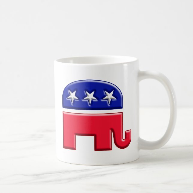 GOP Elephant Logo Coffee Mug (Right)