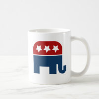 GOP elephant Logo republican design