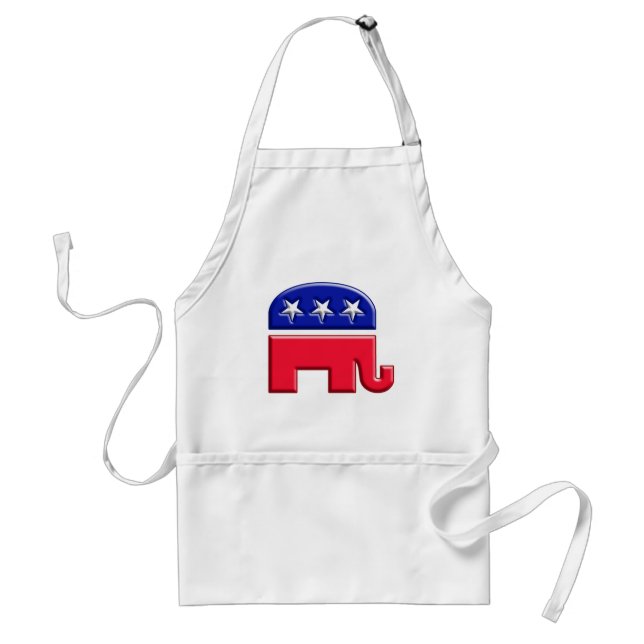 GOP Elephant Logo Standard Apron (Front)