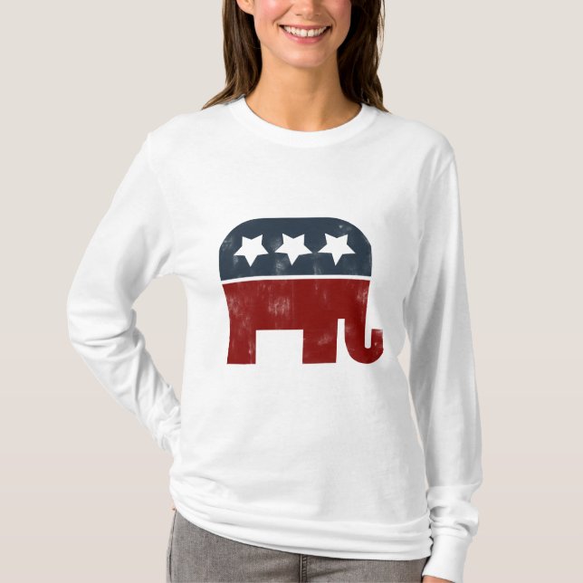 GOP elephant logo T-Shirt (Front)