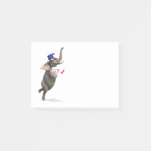 GOP Elephant Post-it Notes