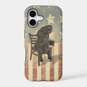 GOP Elephant Takes the Chair Funny Politics Humour
