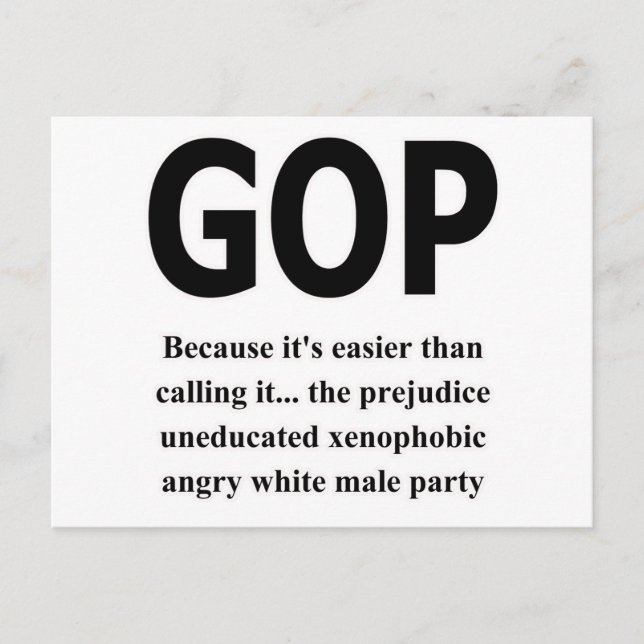 GOP# POSTCARD (Front)