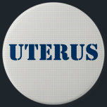 GOP Uterus Obsession- Pro-Democratic 6 Cm Round Badge<br><div class="desc">G O P uterus obsession pro-democratic pro-choice button . Fully customisable text.</div>