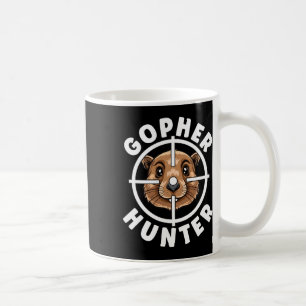 Gopher Hunter Crosshairs Trap Hunting  Coffee Mug