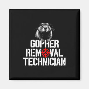 Gopher Hunting Trip Gopher Hunter Supplies Gopher  Magnet
