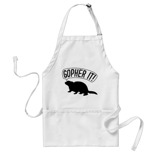 Gopher It Standard Apron (Front)