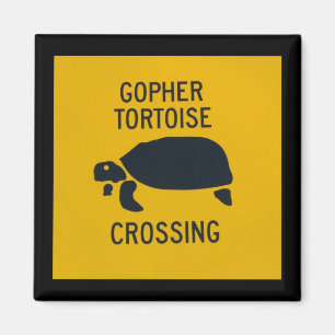 Gopher Tortoise Crossing Magnet