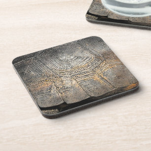 Gopher Tortoise Shell Design Coaster