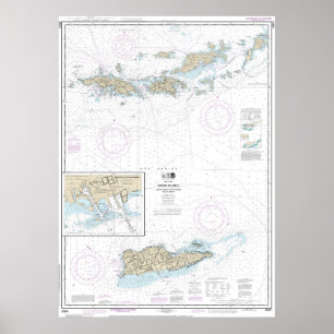 Gorda to St Thomas and St Croix Nautical Chart