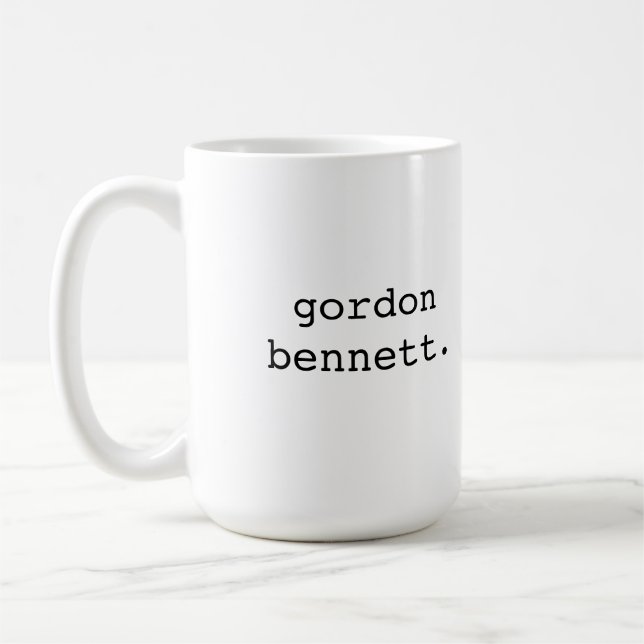 Gordon Bennett - Brit phrase Coffee Mug (Left)
