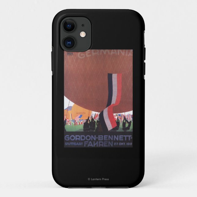 Gordon Bennett Hot-Air Balloon Race Case-Mate iPhone Case (Back)