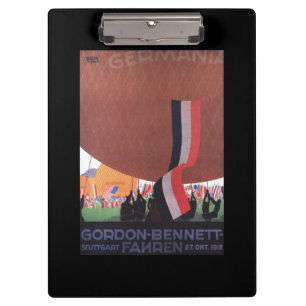 Gordon Bennett Hot-Air Balloon Race Clipboard