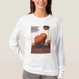 Gordon Bennett Hot-Air Balloon Race Poster T-Shirt