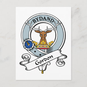 Gordon Clan Badge Postcard