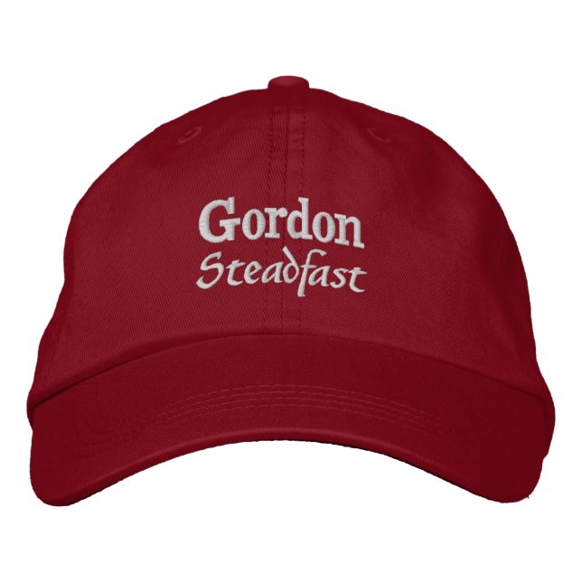 Gordon Clan Motto Embroidered Hat (Front)