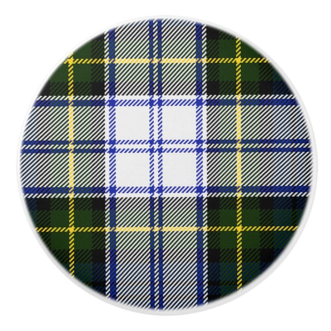 Gordon Dress Tartan Plaid Drawer Pull (Front)