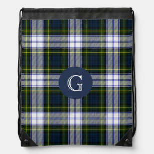 Gordon Dress Tartan Plaid Monogram Backpack