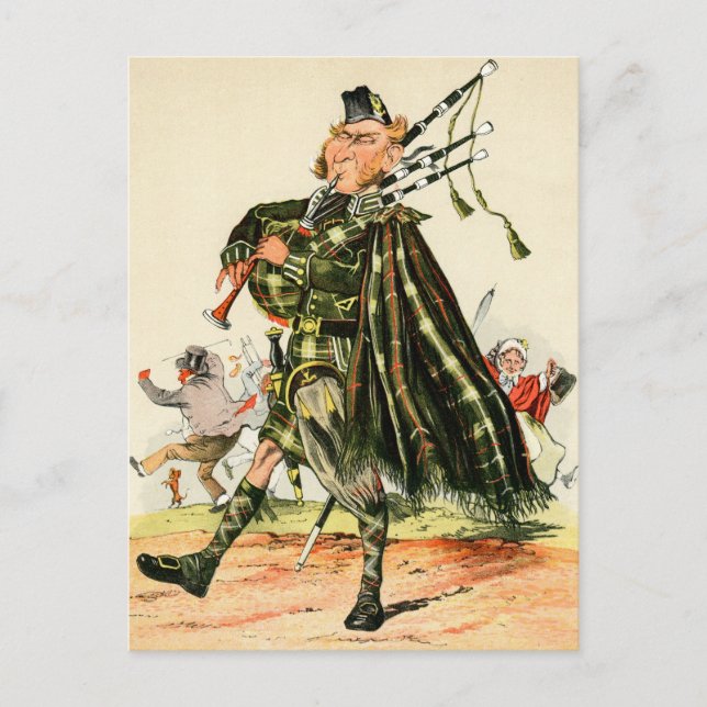 Gordon Highlanders - Piper Postcard (Front)