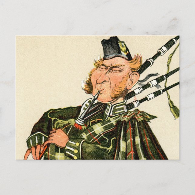 Gordon Highlanders - Piper Postcard (Front)