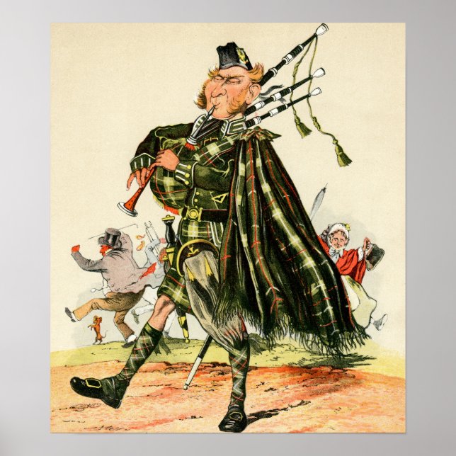 Gordon Highlanders - Piper Poster (Front)