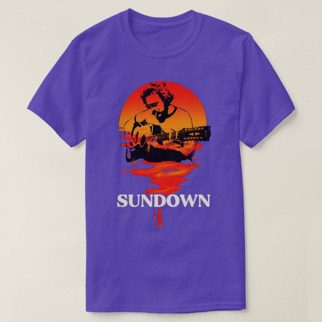 Gordon Lightfoot Sundown T-Shirt (Design Front)