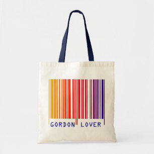 "GORDON LOVER" Coloured Barcode Tote Bag