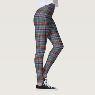 Gordon Red Ancient Original Scottish Tartan  Leggings