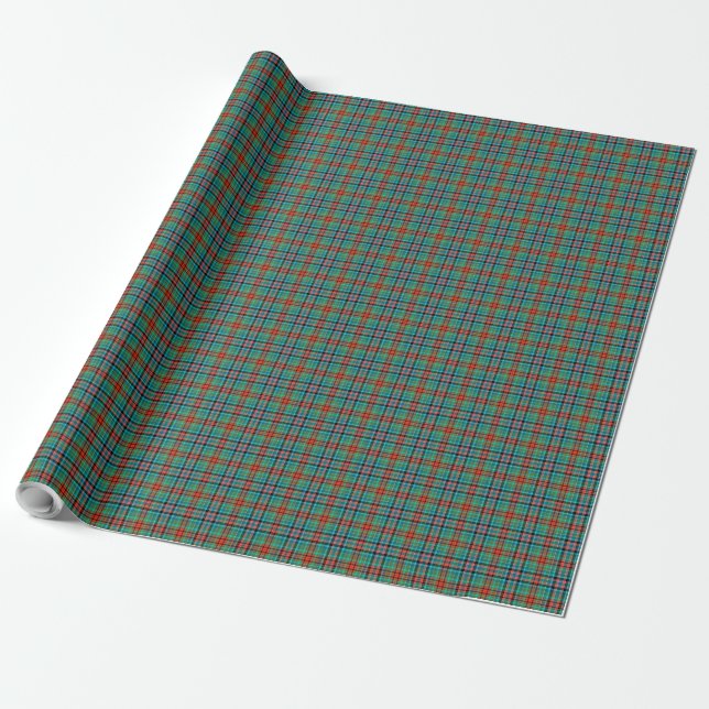 Gordon Red Wrapping Paper (Unrolled)