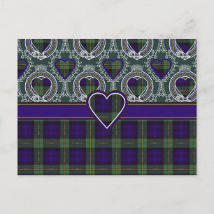 Gordon Scottish tartan Postcard