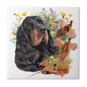 Gordon Setter  Ceramic Tile