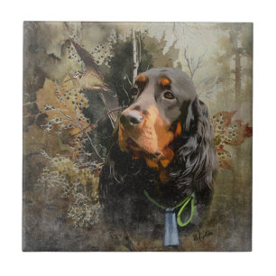 Gordon Setter Ceramic Tile