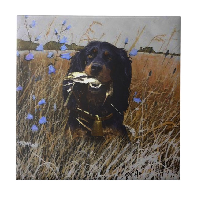 Gordon Setter    Ceramic Tile (Front)