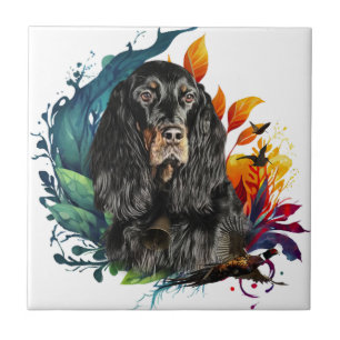 Gordon Setter  Ceramic Tile