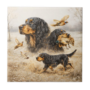 Gordon Setter Ceramic Tile