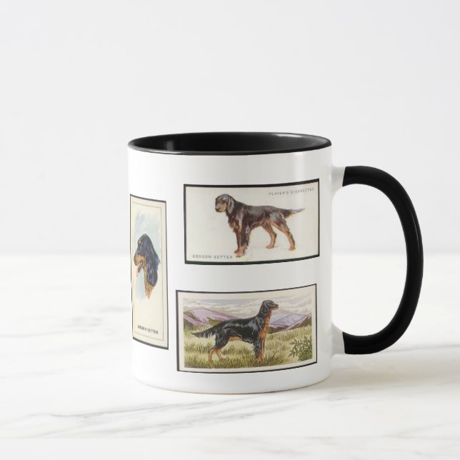 Gordon Setter Cigarette Cards Ceramic Mug (Right)