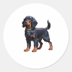 Gordon Setter Classic T-Shirt Classic Round Sticker