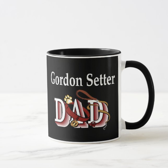 Gordon Setter Dad Mug (Right)