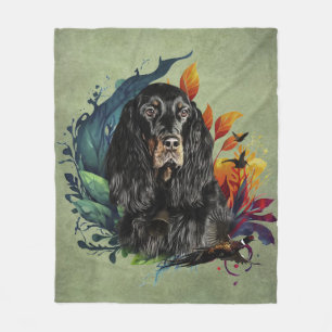 Gordon Setter Fleece Blanket