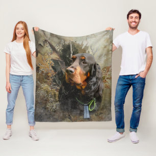Gordon Setter Fleece Blanket